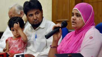 Bilkis Bano with his husband. 