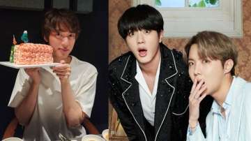 Jin and J-Hope from BTS 