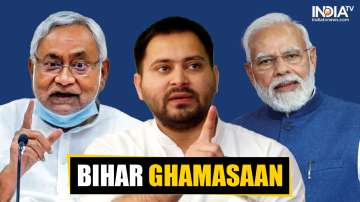 Nitish Kumar, Tejashwi Yadav and Narendra Mofi