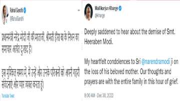 Congress leaders' condolence messages