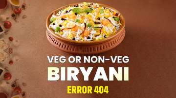 Indore restaurant serves bones in veg biryani