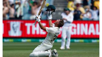 David Warner celebrates double ton