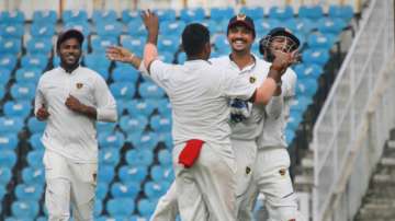 Punjab was at 18 for 4 in their second essay after taking a 12-run first innings lead.