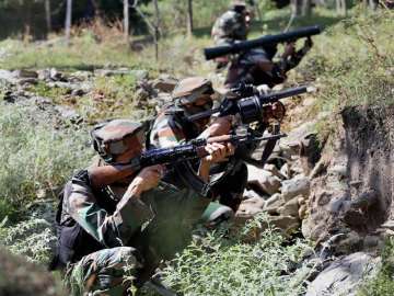 Indian Army continues search operation along LoC.