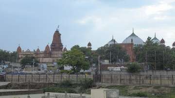 Sri Krishna Janmabhoomi temple and the Shahi Idgah, in Mathura.