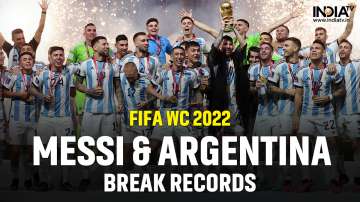 Argentina and Messi shatters records