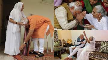 PM Modi's mother Heerben Modi dies at 100, see their heartwarming photos together
