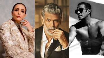 Malaika Arora, Milind Soman, Salman Khan