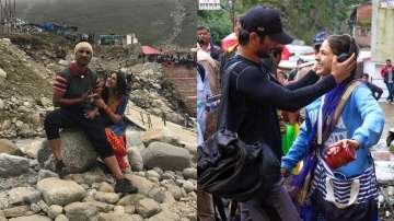 Sara Ali Khan with Sushant Singh Rajput