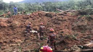 Landslide in Malaysia 