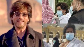 Shah Rukh Khan umrah mecca video photos