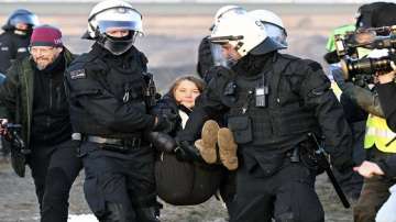  Climate activist Greta Thunberg detain in Germany