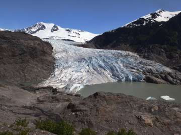 Glaciers are melting out due to climate change
