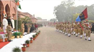 NCC cadets during the Republic Day parade.