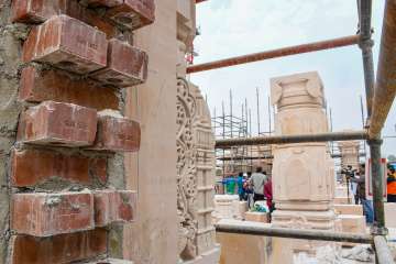 Ram temple construction underway in Ayodhya