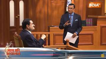 Gautam Adani faces Rajat Sharma's questions in Aap Ki Adalat. 