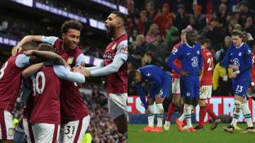 Aston Villa beat Tottenham Hotspurs; Nottingham hold Chelsea