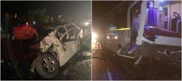 Car-bus collision on Mumbai-Ahmedabad highway in Palghar