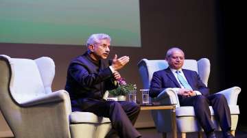 EAM S Jaishankar while addressing the members of the Indian diaspora in Vienna.