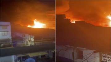 Mumbai: Fire breaks out in a two-storey building in Masjid Bunder area, no injury reported