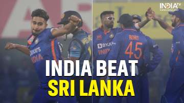 India beat Sri Lanka in 1st ODI