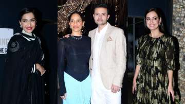 Sonam Kapoor, Dia Mirza arrive for Masaba Gupta-Satyadeep Misra's wedding 