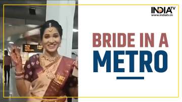 Bengaluru bride takes metro to her wedding venue 