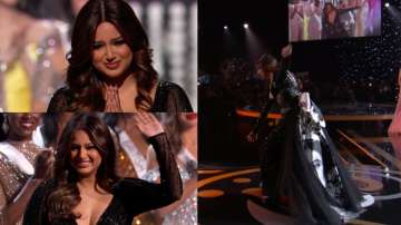 Harnaaz Sandhi tripped during final walk on Miss Universe 2023 stage