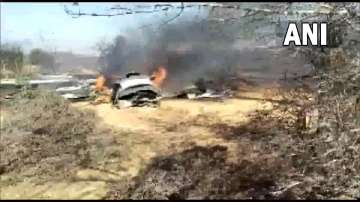 A Sukhoi-30 and Mirage 2000 aircrafts crash near Morena
