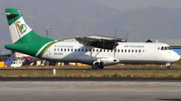 Yeti Airlines plane that crashed in Nepal with 72 onboard.