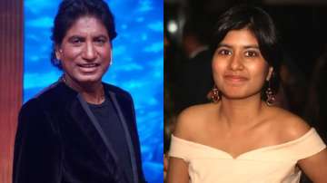 Raju Srivastav and his daughter Antara