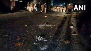 A scuffle led to stone pelting incident in Aligarh. 