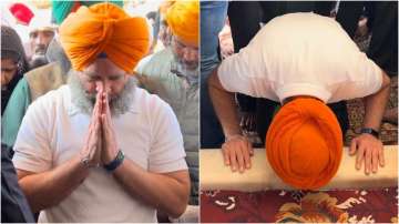 Rahul Gandhi pays obeisance at Fatehgarh Sahib gurdwara ahead of the Punjab leg of 'Bharat Jodo Yatra'