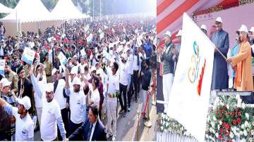 UP CM Adityanath flags off 'Run for G20 Walkathon' to spread awareness about the summit