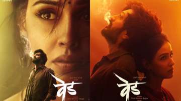 Posters of Ved featuring Riteish Deshmukh and Genelia D'Souza