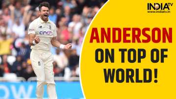 James Anderson on top of the world