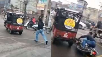  E-rickshaw and police engage in cat-and-mouse chase