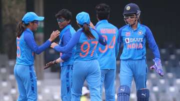 Team India in action