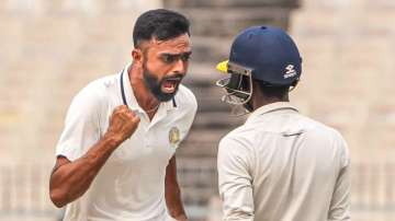 Unadkat celebrates