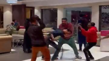 Guests, hotel staff indulge in fight after argument over playing music