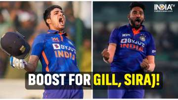 Gill and Siraj will be in action against Australia