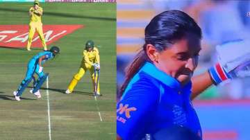 Harmanpreet Kaur was dismissed in an unfortunate fashion in the semifinal of the Women's T20 World Cup 2023