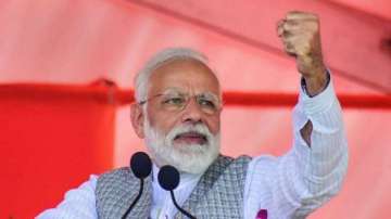 PM Modi addresses party's parliamentary meeting.