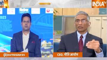 NITI Aayog CEO Parameswaran Iyer while speaking exclusively to India TV