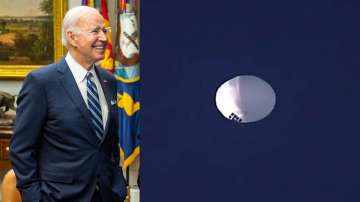 US President Joe Biden and Chinese 'spy balloon'