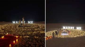 Romantic beach proposal goes wrong 