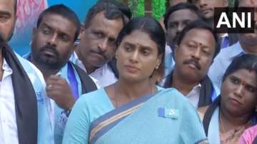 Yuvajana Sramika Rythu Telangana (YSRTP) Party chief YS Sharmila