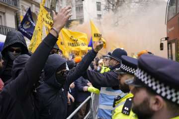 Indian High Commission, London, Pro-Khalistani protest in London