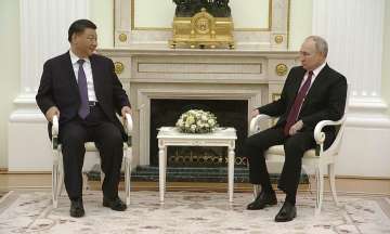 Putin meets his Chinese counterpart in Moscow.