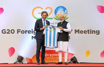 Argentina Foreign Minister and India Prime Minister